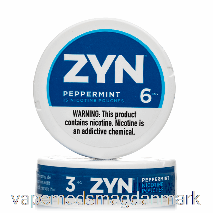 Vape Væske Zyn Nikotin Poser - Pebermynte 6mg (5-pack)